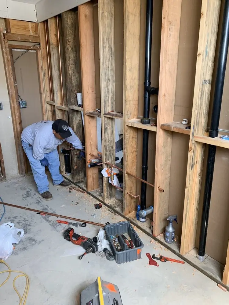 Commercial rough-in plumbing for Trenchless Sewer Repair in Gladewater